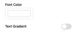 Text font color options in VideoGuru
